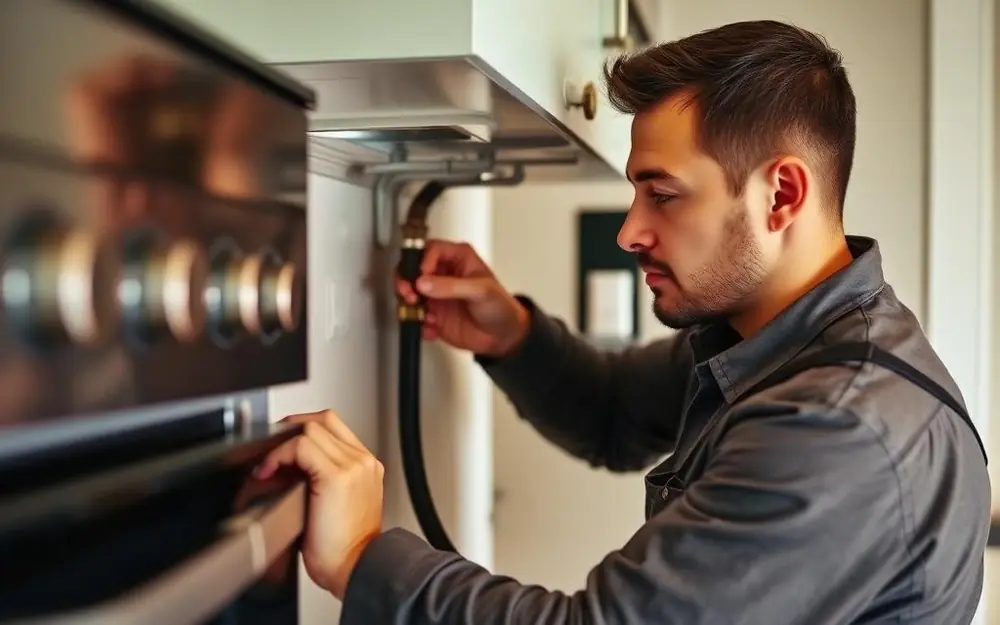 Gas appliance connection for a stove in Barrie